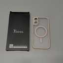 TOCOL Magnetic for 16 Gold Case, Upgraded Full Camera Protection, Compatible with Magsafe, Drop Protection, Translucent Matte Back Bumper Phone Cover 6.1-Inch (Desert)