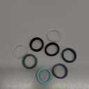 8 Pack Ring Cover Compatible with Oura Ring Gen 4/4 Ceramic, Oura Ring Gen 3 Horizon/Heritage, Support Charging with Cover on, Anti-Scratch Elastic Silicone Rings Protector for Men Women Working Out (2Black+2Clear+Green+Cactus+Blue+NavyBlue)