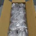 110 Pack 1 oz Plastic Cups with Lids and Straws,Sturdy Disposable Iced Coffee Cups with Lids,Clear To Go Cups For Smoothie,Cold Drinks