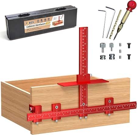 Cabinet Hardware Jig, Adjustable Cabinet Handle Installation Tool