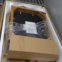 Nathan James Bailey 19 in. Boucle Dining Chair, Upholstered Side Chair with Natural Woven Rattan Back and Solid Wood Legs, Light Brown