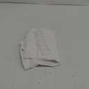 Extra Long Boho White Woven Fabric Shower Curtain with Tassels 54 x 78 Modern Farmhouse Minimalist, Tufted Chevron Striped Shabby Chic Textured, Water Resistant Cloth Curtain for Bathroom, Hotel Decor (54"W x 78"L (Pack of 1), White)