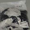 VOIKERDR Black Bodysuit Women Patchwork Lace Long Sleeve V Neck Bodysuit Top Sexy Going Out Outfits (Small)