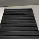 Art3d Slat Wall Panel, 3D Fluted Textured Panel 12-Tile 19.7 x 19.7in. - Black