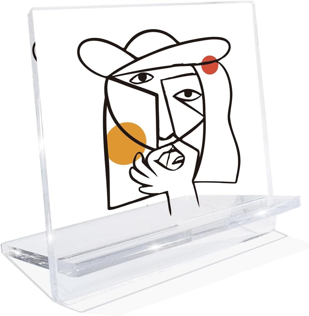Funny Bathroom Acrylic Sign, Humorous Signs, Modern Minimalist Bathroom Decorations, Interesting Decor for Washroom Toilet, Amusing Gift to Friends 4.3x3.9x2.5 inches