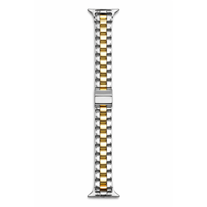 Deczone Narrow Band Compatible with Apple Watch Band 42mm (Series 11 10), 41mm (Series 9 8 7), 40mm (SE 3 2 1 Series 6 5 4), 38mm (Series 3 2 1), iwatch Dressy Thin Metal Bands for Women Silver Gold