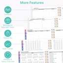 3 x 2026 Appointment Book, 30 Minutes-Hourly, Weekly  Monthly Calendar Planner 2026, Jan 2026 - Dec 2026, 6.2'' x 8.4'', 2026 Daily Planner with Tabs Pocket, Flexible Cover, Great for Office, Home, School (Turquoise)