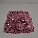 Pufogu 12 "x 108" Sequin Table Runner, Pink Glitter Premium Big Sequin Table Runner, Rectangle Table Runner for Halloween, Christmas, Wedding Party, Birthday Party, Banquet Decor (1 Pack). (12"x108" 1PCS, Pink)