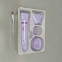 Ufree Bikini Trimmer Electric Razors for Women, Rechargeable Pubic Body Hair Trimmer Electric Shaver for Legs Body Hair, Bikini Shaver IPX7 Waterproof, Gifts for Women, Purple