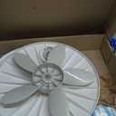 Lasko Oscillating Pedestal Fan - Lasko Fan with Adjustable Height and 3 Cooling Speeds, Portable, 18", White, 1820