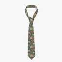 No Brand Blossom Flower Print Men'S Necktie, Polyester Tie For Business, Wedding, Presents, Comfort Design