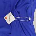 Caracilia Womens Off the Shoulder Bodycon Maxi Dress Fall Sexy Elegant Long Sleeve Ruched Club Party Formal Cocktail Dresses Royal Blue Medium