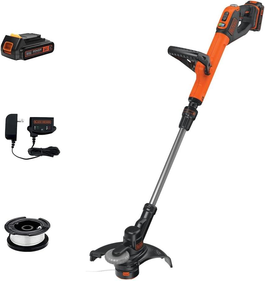 BLACK+DECKER 20V MAX* String Trimmer / Edger, 12-Inch (LSTE525)