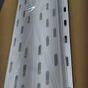 SPACEKEEPER Slim Rolling Storage Cart 4 Tier Bathroom Organizer Mobile Shelving Unit Utility Cart Tower Rack for Kitchen Laundry Narrow Places, White