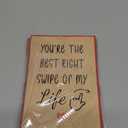 HiFulerr Funny Anniversary Card for Husband - Best Right Swipe of My Life Valentines Day Cards with Envelope, Romantic Anniversary Card, Birthday Cards for Boyfriend Girlfriend Wife Husband Couples, Set of 10