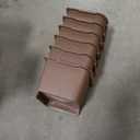 Bed Risers 1 inch, 2 inch, 3 inch, 4 inch, 6 inch, 8 inch Heavy Duty, Oversized Furniture Riser for Couch Sofa Table Chair Leg Frame Dorm, Support up to 6000 Lbs (Chocolat Brown 8 Pack, 5 inch)