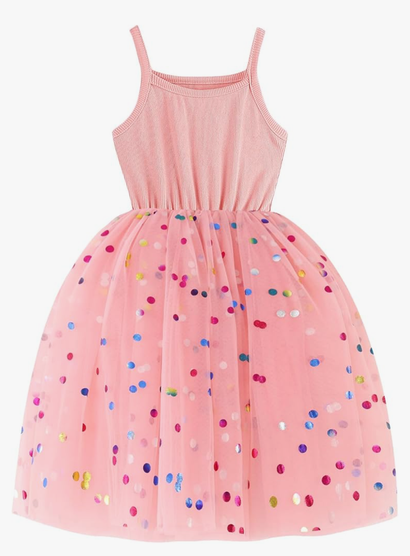 Baby Girls Tutu Dress Infant Tulle Dresses Toddler Sleeveless Sundress 1T
