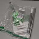 Snap Grip Mini Mop, Zero Touch MiniMop, Disposable Clip Mopstick Reusable Cloths, Retractable Gap Dust Cleaner Flat Mops with Locking Head & Sweeping Cloths (1*mop+5*Cloth)