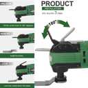 21V Cordless Oscillating Tool Kits, Brushless Oscillating Multitool with 6-variable speed, 2X3.0 Ah Battery and accessories for Cutting, Grinding, Scraping, Sanding
