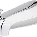 EZ-FLO 5-3/8 Inch Nose Diverter Tub Spout, 1/2 Inch IPS Connection, Chrome Finish, 15083