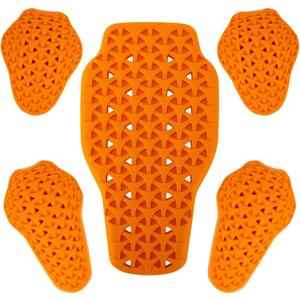 PSLER CE Level 1 Certified Motorcycle Armor Back Pad and CE Level 2 Certified Elbow and Shoulder Protection Pads Set,Motorcycle Armor Back Protector Inserts for Motorcycle Jackets,5PCS