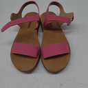 Soda COMPEL KIDS/CHILDREN/GIRLS Casual Open Toe Single Band Fashion Slide Flat Sandal with Adjustable Ankle Strap, Size 4