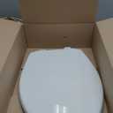 Little2Big Toilet Seat with Built-In Toddler Potty Training Seat, Slow Close, Easy to Install, Made in USA, ELONGATED, White