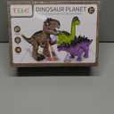 Dinosaur Toys for Kids 3 4 5 6 7 8 Years Old - Electronic Walking Dinosaur Figures for Boys 4-7 5-7, Toddler Dinosaur Set for Kids 3-5 with Sound Light, Birthday Gifts