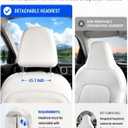 Car Fan for Front & Rear Seats, USB-Powered, Portable Seat-Mounted Cooling Fan with 3 Speeds, Quiet Brushless Motor, Baby-Friendly, Easy Installation for Cars, SUVs, Vans & Trucks