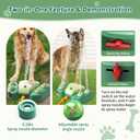 Outdoor Dog Water Fountain Step On, 2-in-1 Drinking & Sprinkler Water Dispenser, Paw Activated Drinking Dispenser for Yard, Garden, Lawn Interactive Summer Cooling Toy for Medium Large Dogs