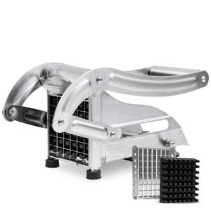 French Fry Cutter - Potato Cutting Machine with 2 blades,cutter machine for French Fries, Onion, Apple