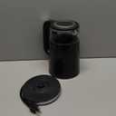 Elite Gourmet 1.7L Dual Wall Cool Touch Electric Tea Kettle, Borosilicate Glass, 304 Stainless Steel Interior, Programmed Digital Touchscreen, Keep Warm, Auto Off & Audible Indicator, Black