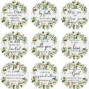 9 Pcs Christian Christmas Ornaments - Jesus, Bible Verse, Religious Ceramic Ornaments for Christmas Tree Home Decor Gifts