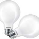 Philips 565000-5G25/PER/UD/FR/G/E26/WGD 4/2PFT20 G25 Globe LED Light Bulb