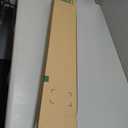 Frameless Shower Door Bottom Seal Shower Sweep with Drip Rail for 3/16 Inch Glass,36 Inch Long, Vinyl, Clear