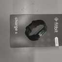 Fitbit Charge 6 Fitness Tracker with Google apps, Heart Rate on Exercise Equipment, 6-Months Premium Membership Included, GPS, Health Tools and More, Obsidian/Black, One Size (S & L Bands Included)