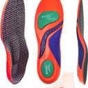 Arch Support Gel Insoles Women Men 7-Times-Shock-Protection 3D-Xpain-Poron Plantar Fasciitis Orthotic Insoles Flat feet Insole Orthopedic Insoles Metatarsalgia Heel Pain Comfort Shoe Inserts (12-13 30CM)