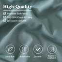 Monbix Queen Comforter Set - 7 Pieces Blue Green Bed in a Bag Queen Bedding Sets with Comforters, All Seasons Comforter Bed Set with Sheets,Pillowcases & Shams