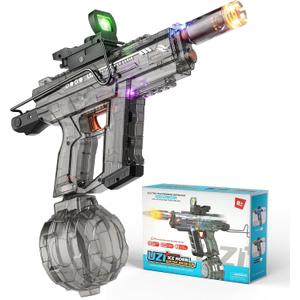 Electric Water Gun for Kids Adults, Automatic Water Gun, Powerful Water Guns with 26-32 FT Long Range, Watergun Toy Gift for Summer, Black, 1pc