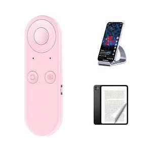 Phone Remote Controller - Bluetooth Remote for iPhone with Air Mouse Control, Scrolling Ring for TikTok, Bluetooth Page Turner for iPad, Camera & Music Remote, YouTube & Instagram Compatible