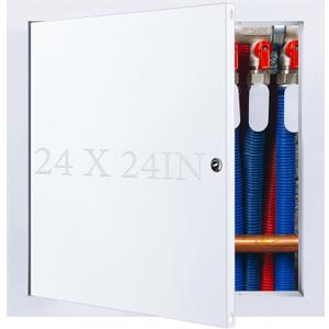 Gisafai 24 x 24 Inch Aluminum Access Panel for Drywall – Lightweight, Rust‑Resistant Wall & Ceiling Access Door for Plumbing, Electrical & HVAC