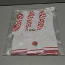 Cute Pilates Grip Socks for Women Yoga Grippy Crew Athletic Socks for Barre Workout Hospital (One Size, 3 Pairs Red)