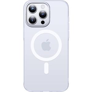 CASEKOO Slimmest Case with Stash Stand & MagSafe for iPhone 16 Pro, Military Grade Shockproof Protective Phone Case, Translucent Matte Thin Cover for iPhone 16 Pro Case 6.3", Cloud Frost White