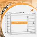 Zonon 2 Pcs 6 Tier Wall Mounted Sheet Pan Rack