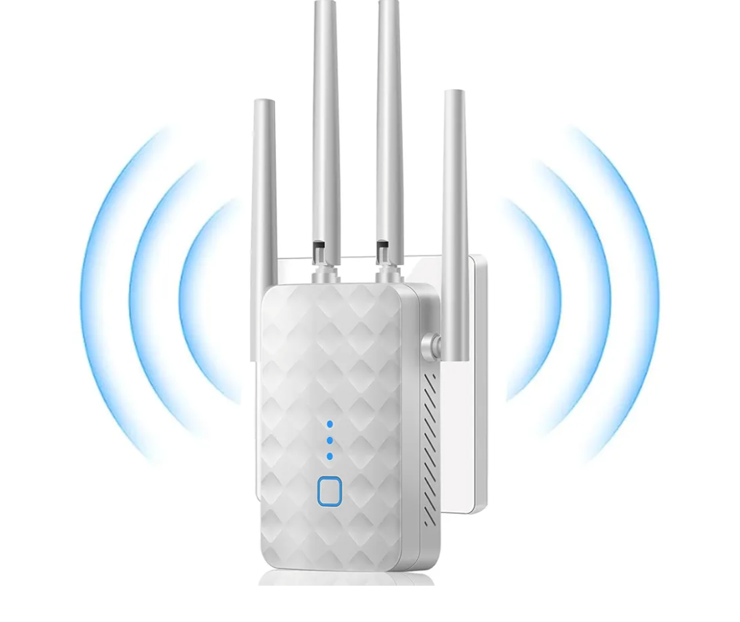WiFi Extender Signal Booster for Home - 1200Mbps Dual Band, Covers 12850 Sq Ft & 108 Devices, Long Range Internet Booster with Ethernet Port, Easy Setup
Amazon's Choice
