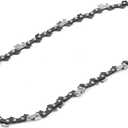 Oumefar 3/8P 15Inch High Density Zinc Alloy 050 40DL Chainsaw Saw Chain for Logging Forests Wood Branches Saw Chain Replacement