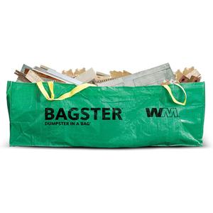 BAGSTER 3CUYD Dumpster in a Bag holds up to 3,300 lb, Green