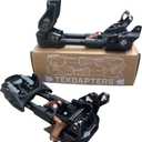 TEKDAPTERS Ski Touring Adapters by DAYMAKERS, 255-345mm Length, Universal Alpine Binding Compatible, Tech-Toe Interface