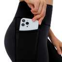 3 Pack Leggings for Women High Waisted - No See Through Tummy Control Cycling Workout Yoga Pants with Pockets Reg & Plus (White, XL)