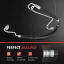 A-Premium Power Steering Pressure Hose Line Assembly Compatible with Audi A4 Quattro 2010, A5 Quattro 2008-2010, Q5 2009-2012, L4 2.0L V6 3.2L, Pump to Gear/Rack Pinion